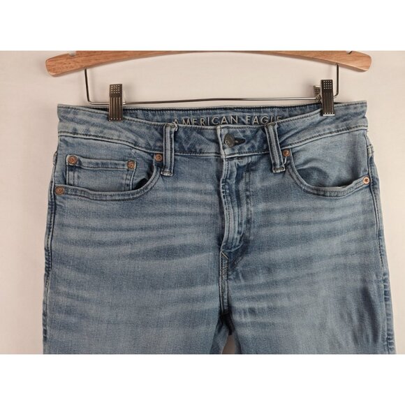 American Eagle Men's Jeans Size 32 x 32 Blue Slim Airflex Denim Jean Pants - Picture 2 of 11